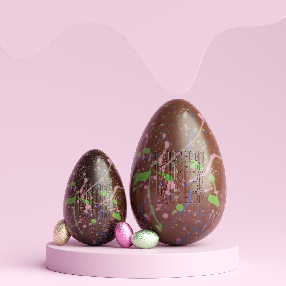 Les Oeufs Signature Fauchon incarnent à la perfection Pâques, grâce à un chocolat d'exeption composé à 45% de cacao pour les plus gourmands et à 66% pour les plus intenses.